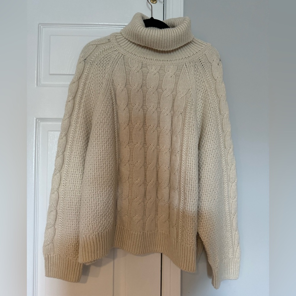 Gap Cream Turtle Neck Sweater